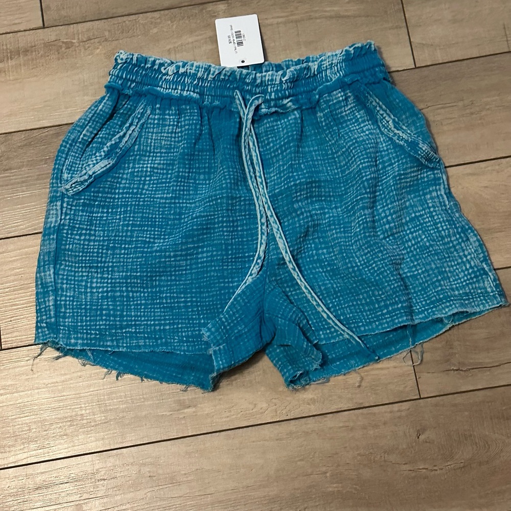 Zenana Outfitters teal Blue Women's Shorts